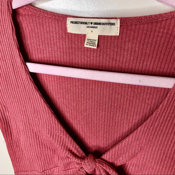 Urban Outfitters Project Social T Sara Tie Front - Picture 4 of 5